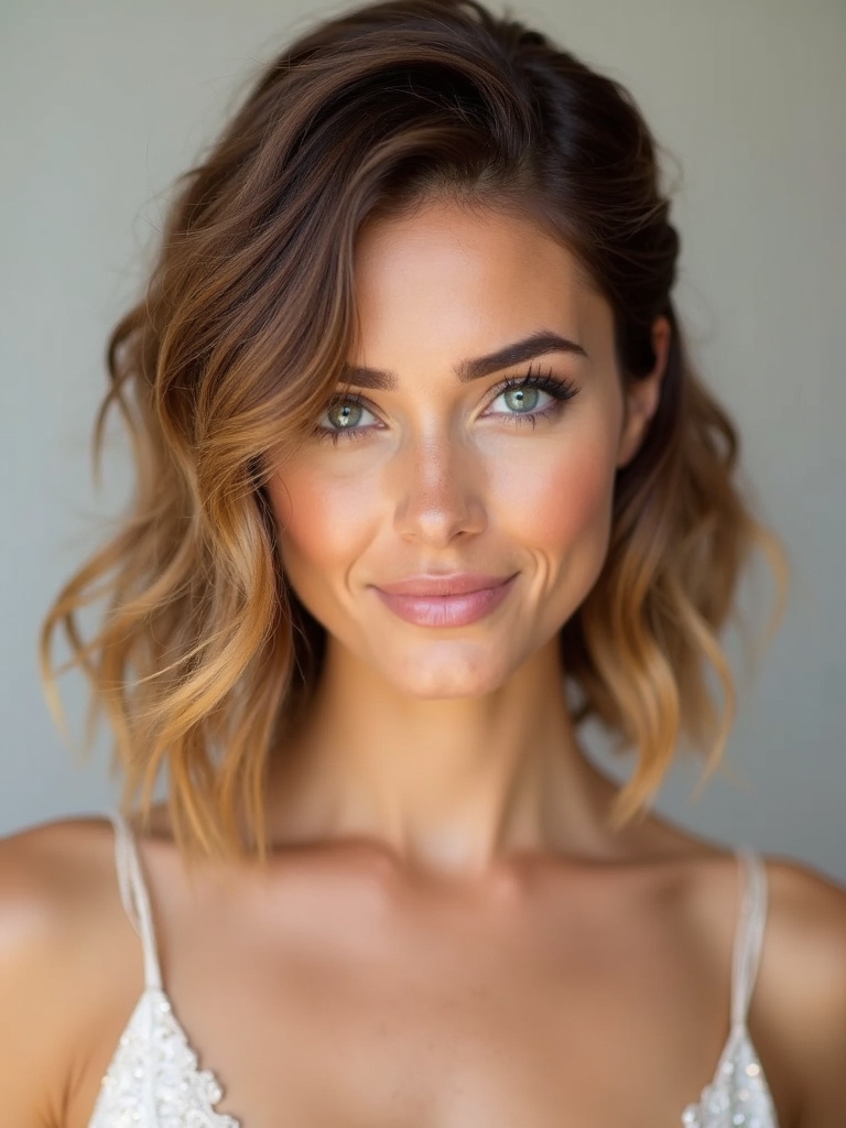 chic secure half up hairstyle