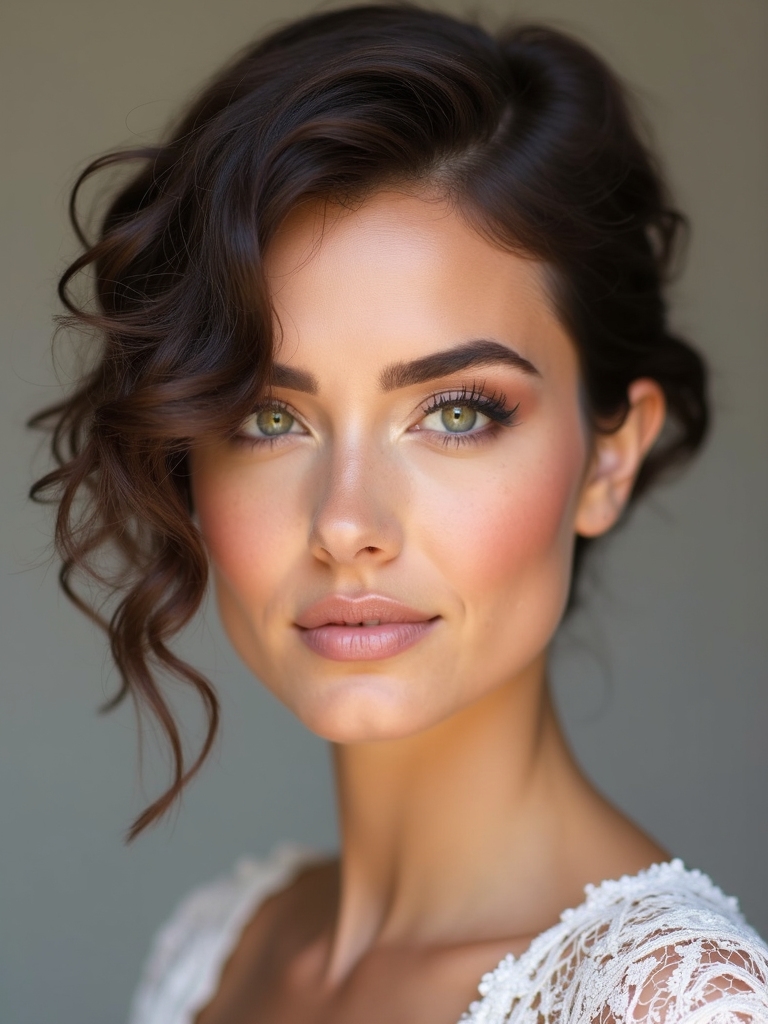 chic short bridal hairstyles