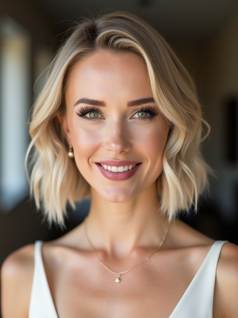 chic short bridesmaid hairstyles