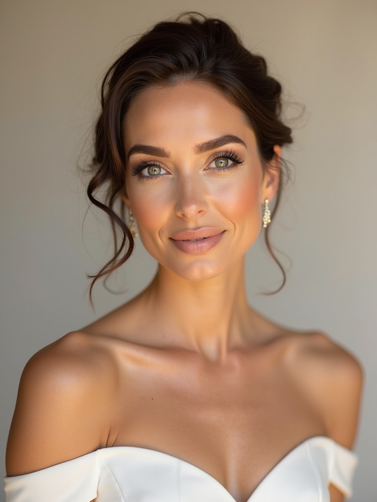 chic simple bridal makeup