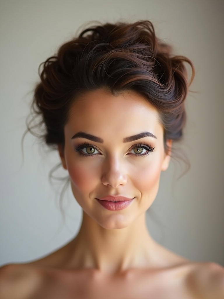 classic chignon for elegance
