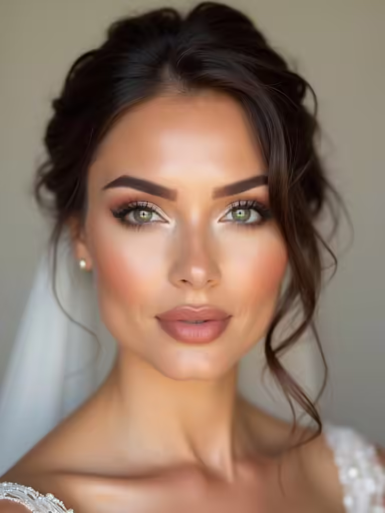 cohesive bridal makeup harmony