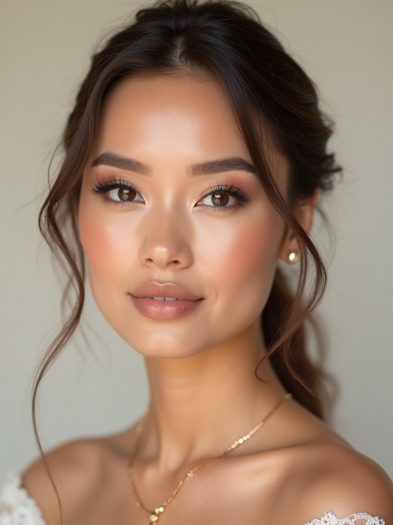 cohesive individual bridal beauty