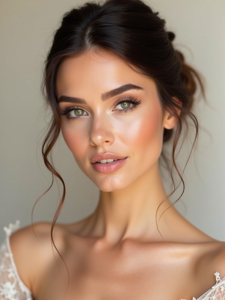 cohesive makeup for bridesmaids
