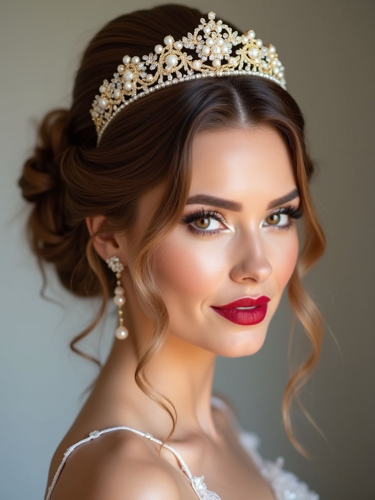 crown accessories for bridal elegance