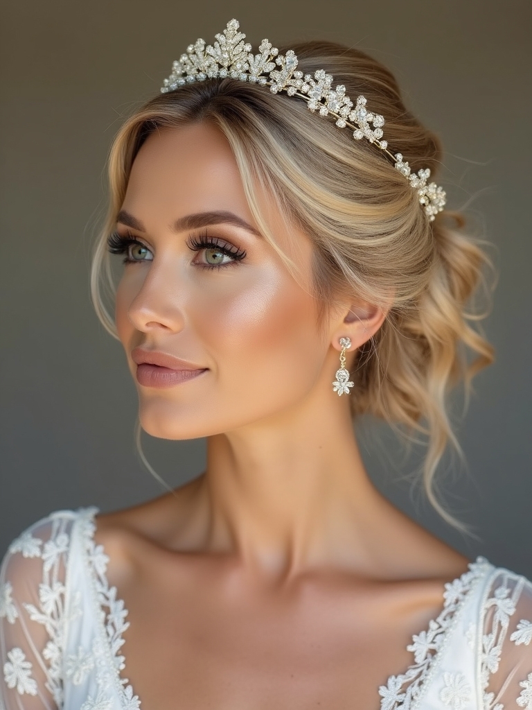 crowned updos with security