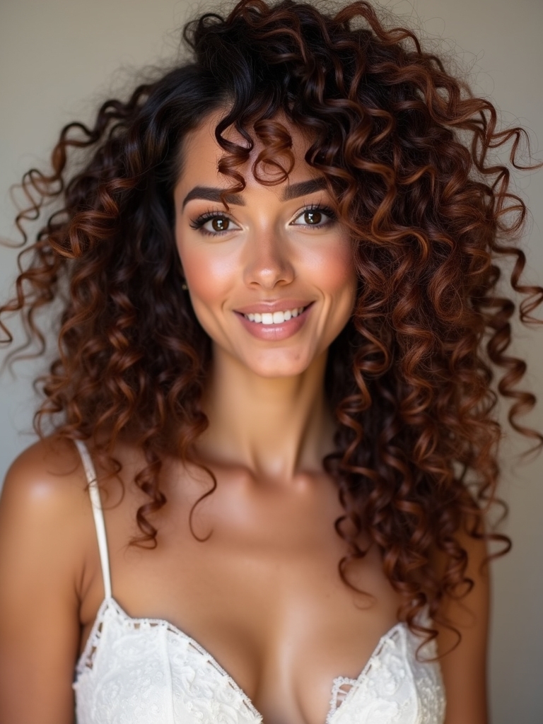 curly bride hairstyle trends