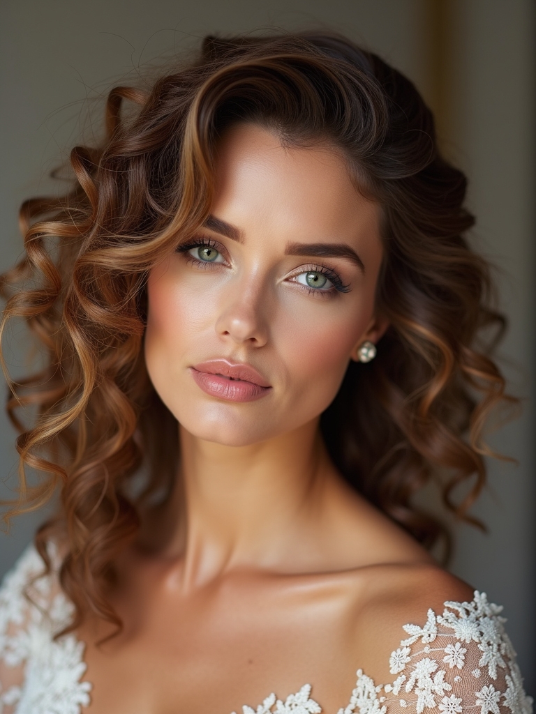 curly brides embrace individuality