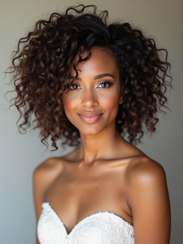 curly bridesmaids must try updos
