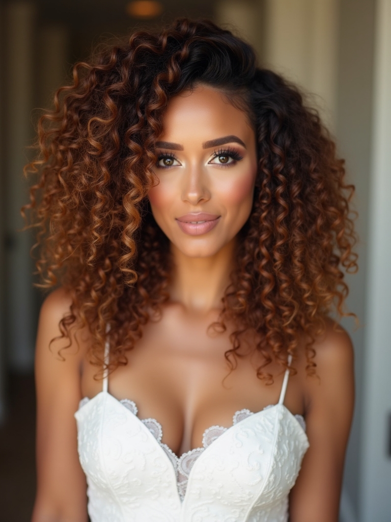 curly hairstyles set mood