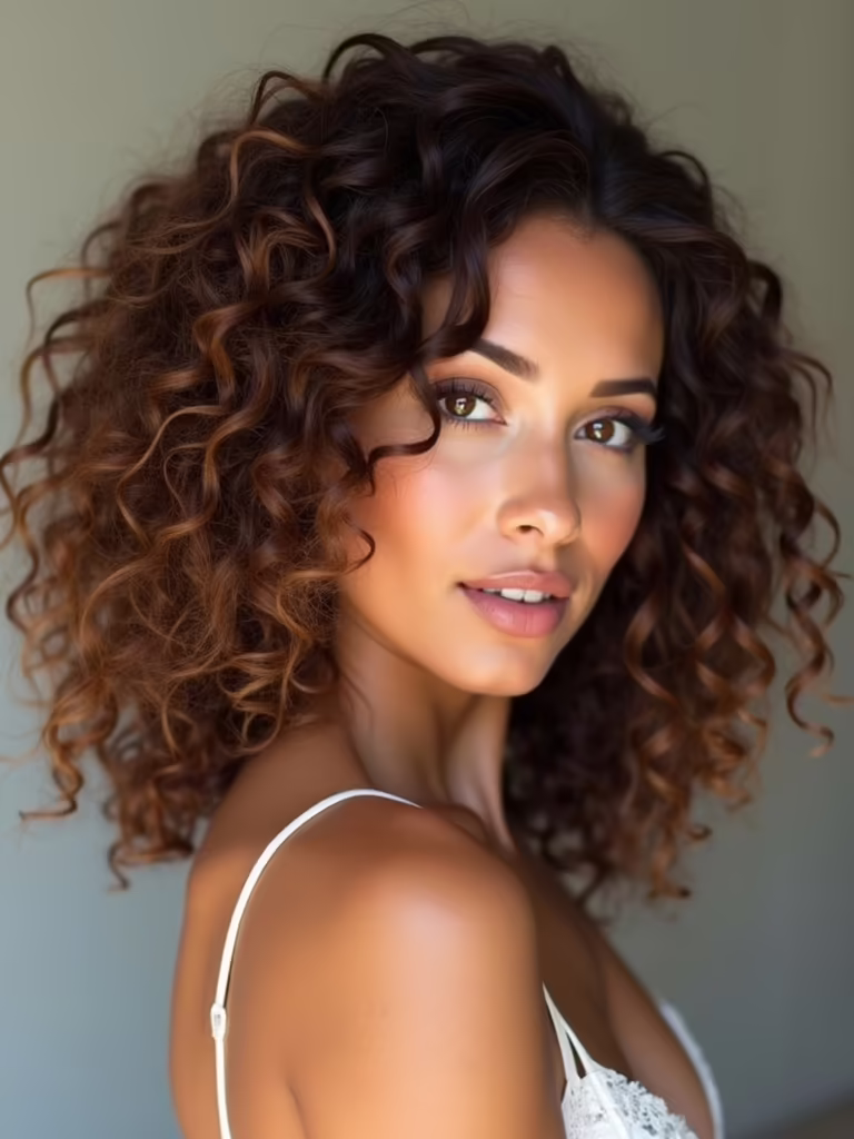 curly wedding hairstyles options