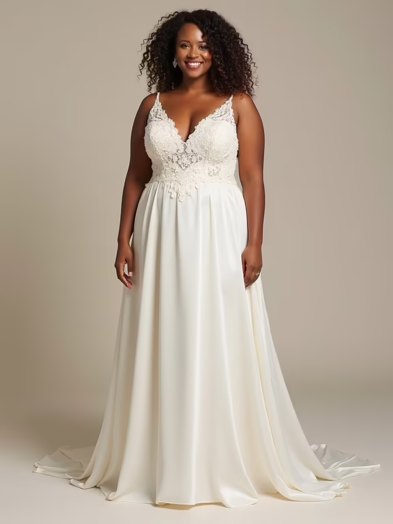 curvy bride wedding dresses