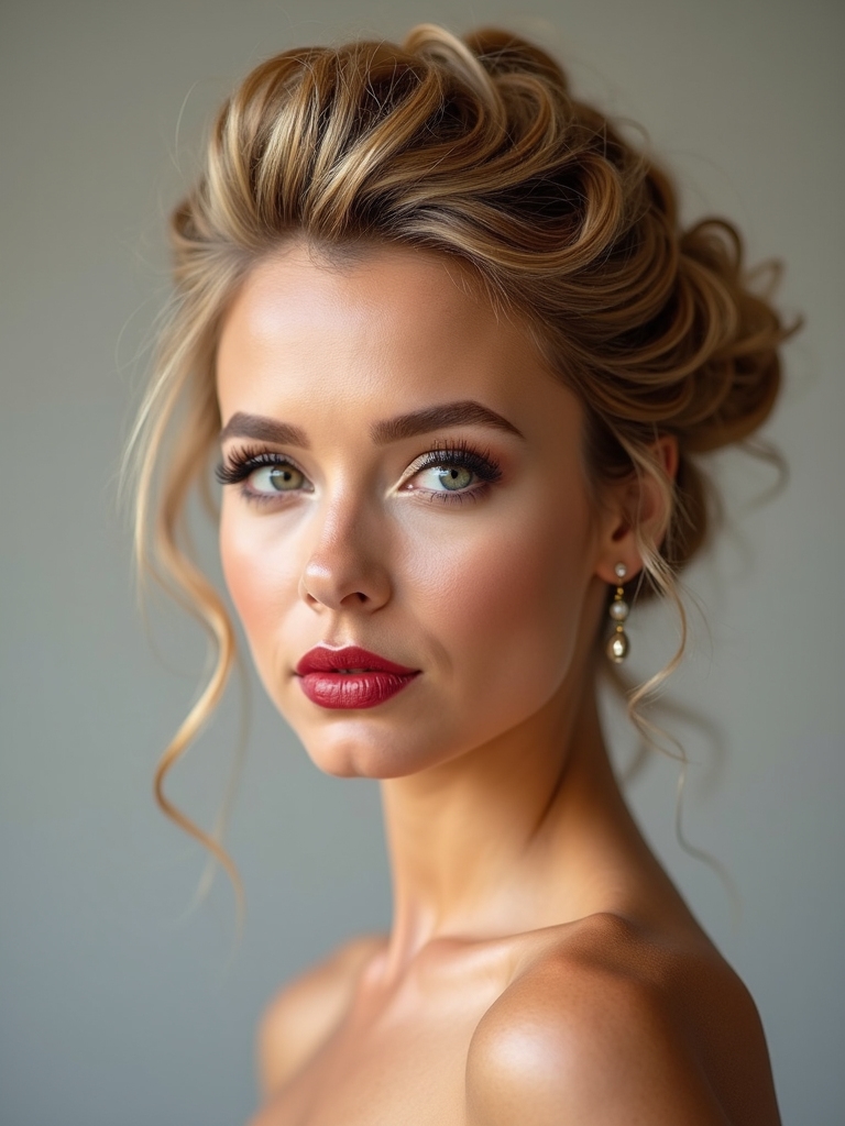 customizable updos for accessories