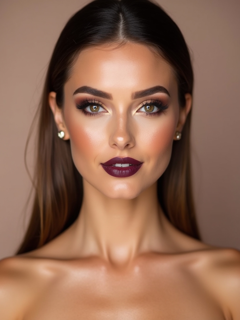 deep plum lip tips