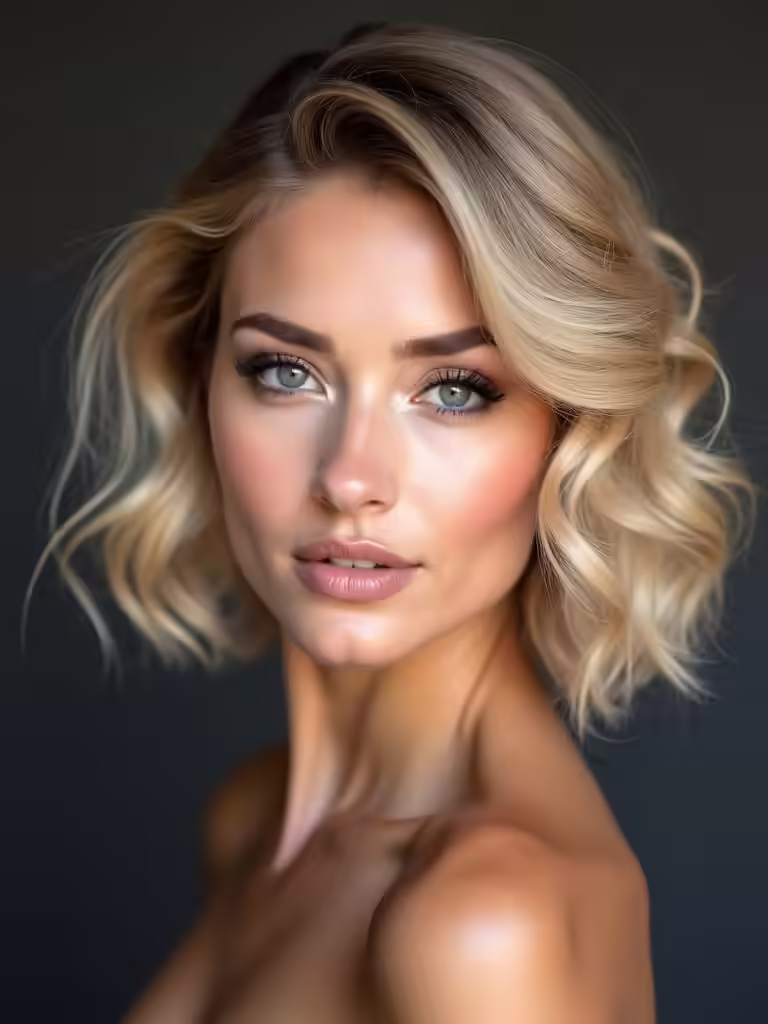 delicate textured beachy waves