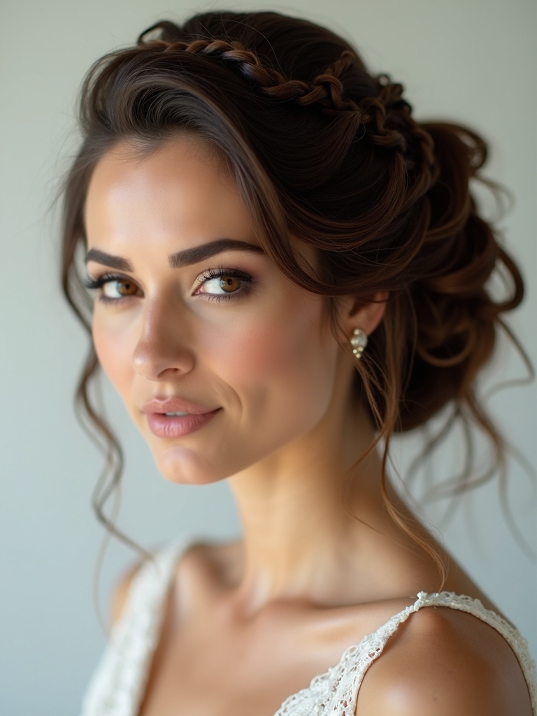 delicate waterfall fishtail braid