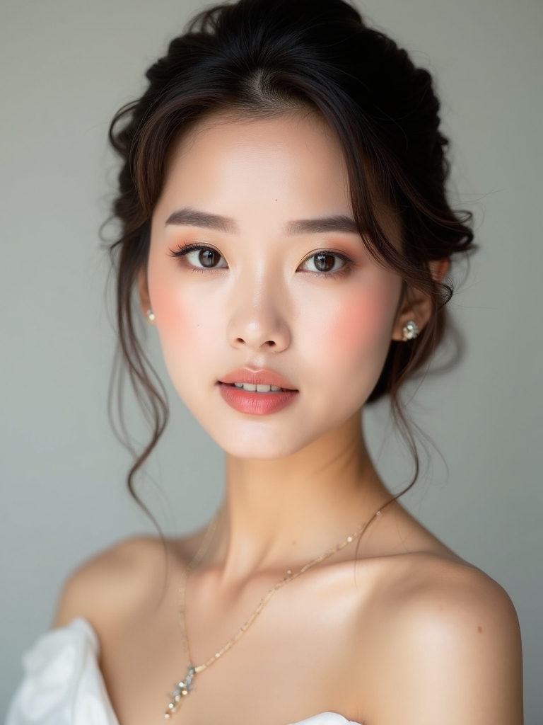 dewy bridal makeup base
