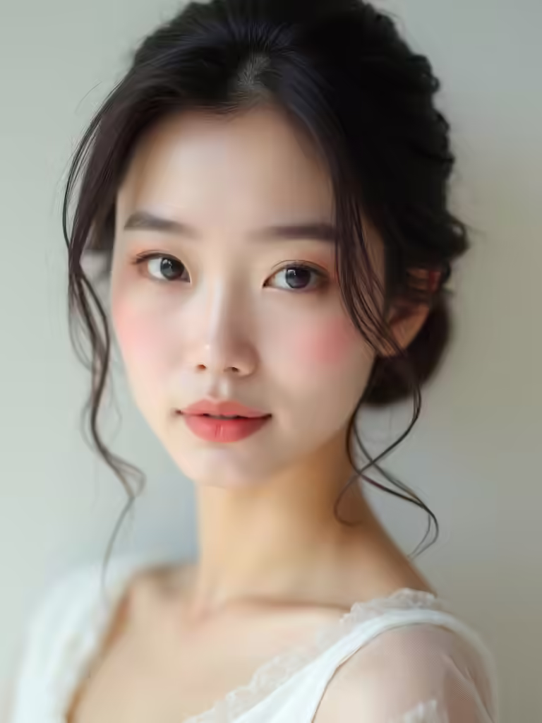 dewy glass skin bridal makeup