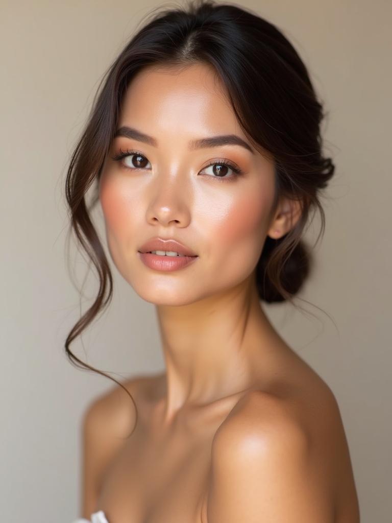 dewy radiant bridal makeup