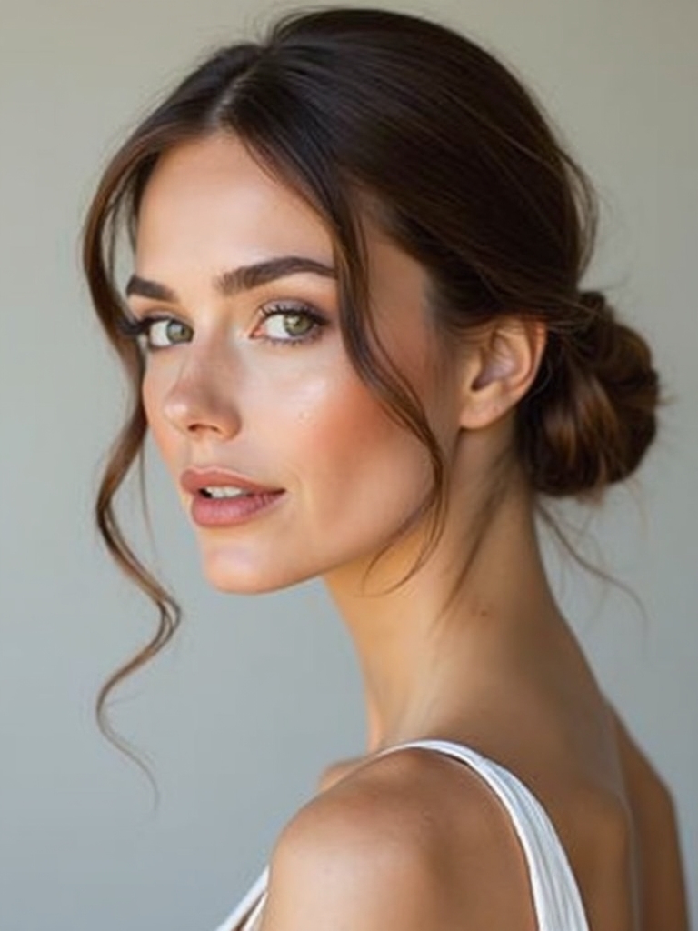 diy minimalist bridesmaid hairstyles