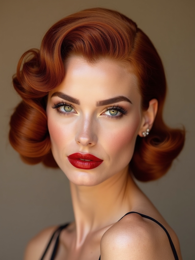 diy vintage victory rolls