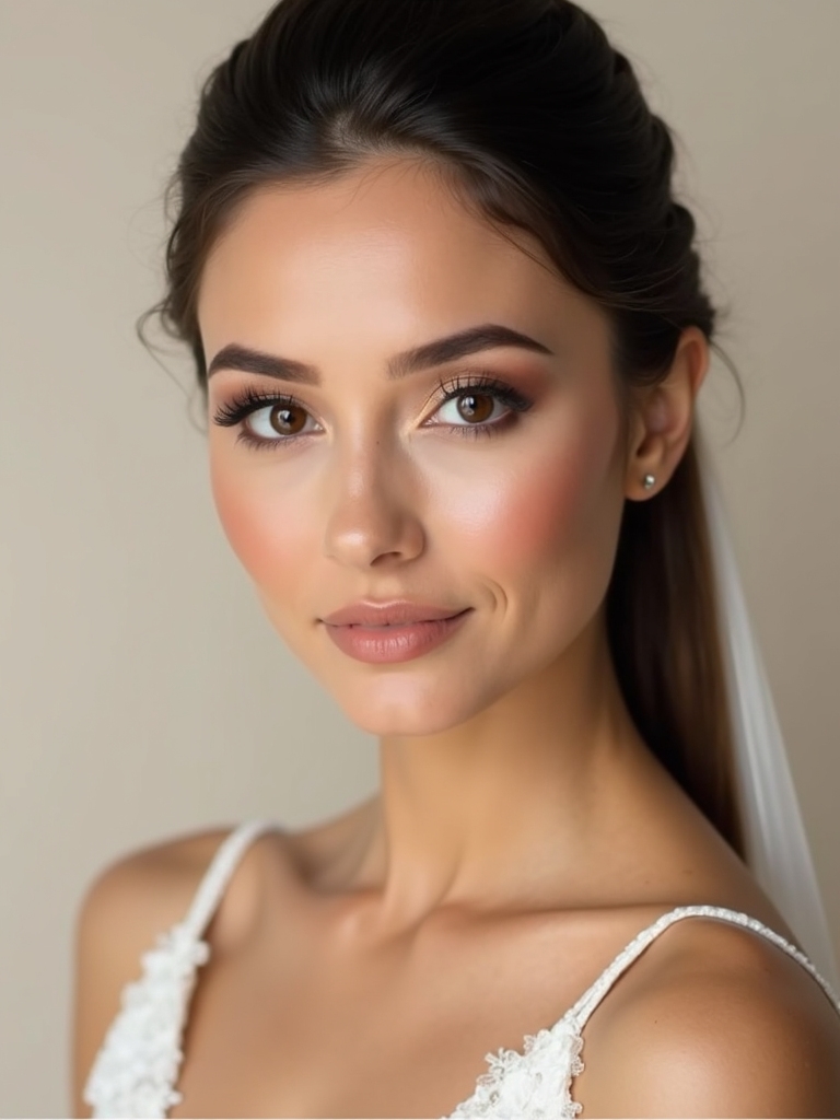 dramatic bridal makeup styles