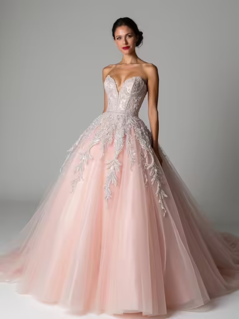 dramatic luxurious wedding gowns