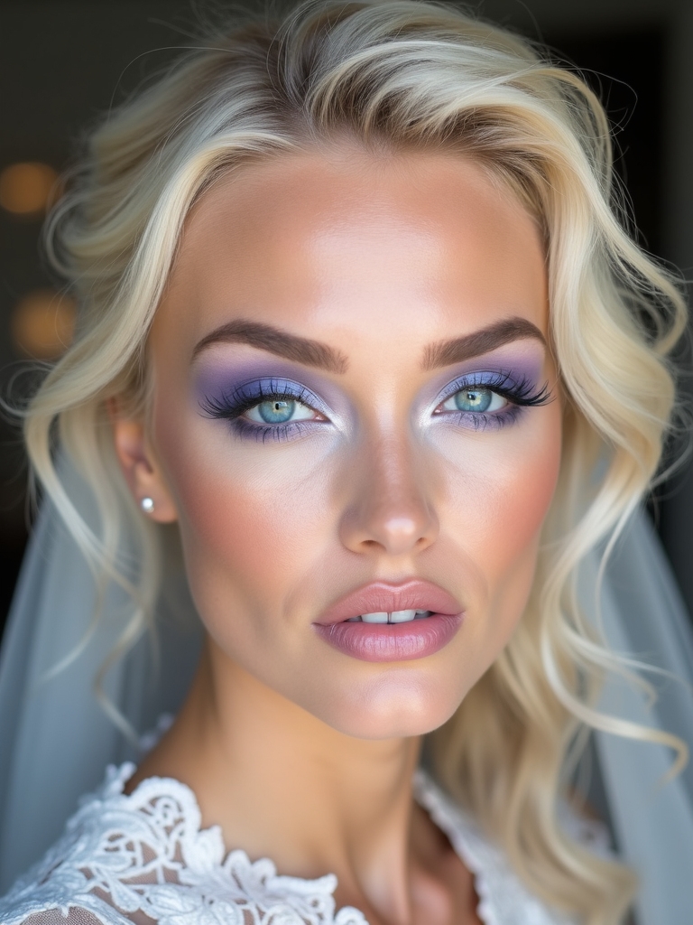 dreamy lilac lavender eyeshadow