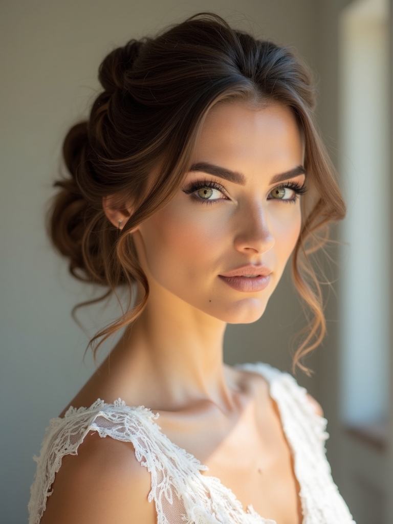 dutch braid sleek bun