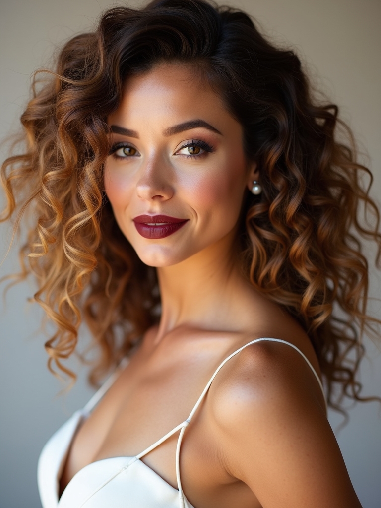 effortless bridesmaid hair volume