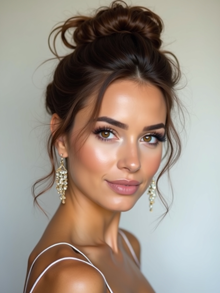 effortless chic messy bun