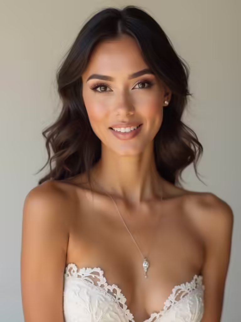effortless daytime wedding glow