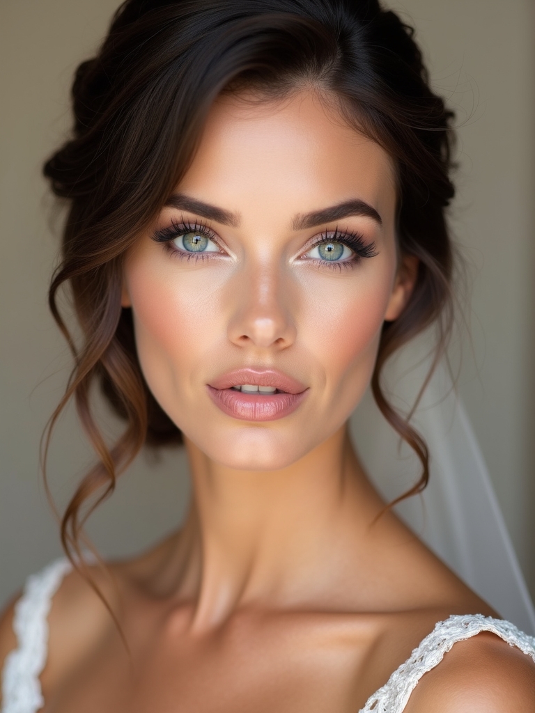 effortless elegant bridal makeup