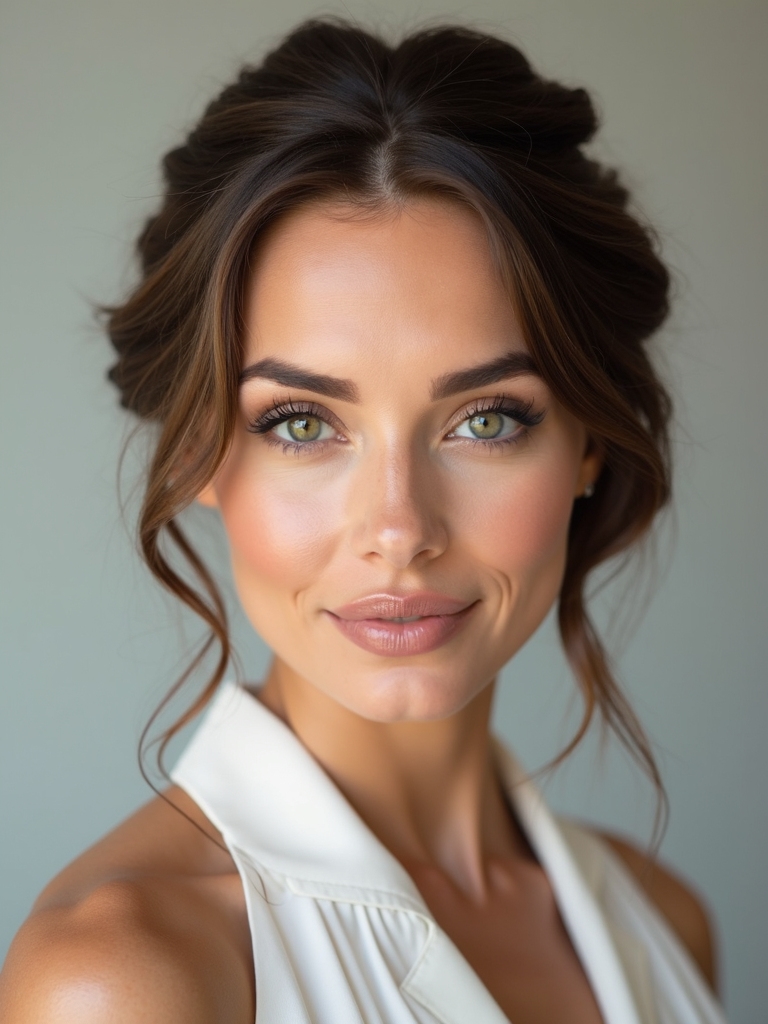 effortless elegant bridesmaid updo