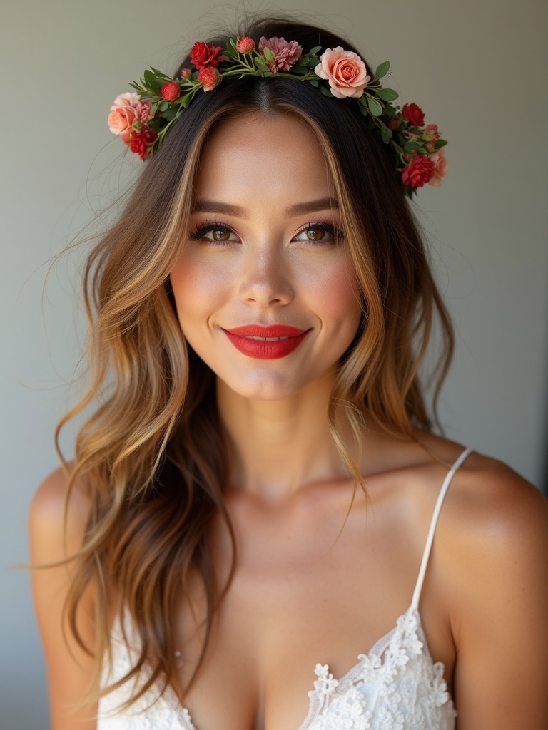 effortless floral crown styles