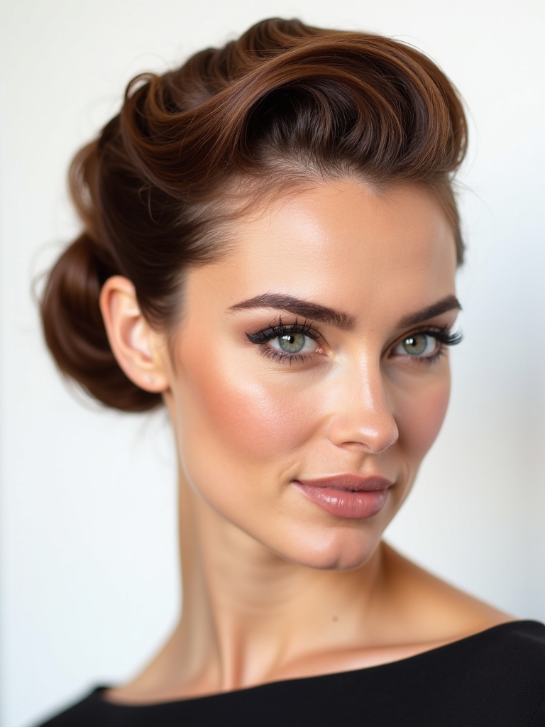 effortless french twist elegance