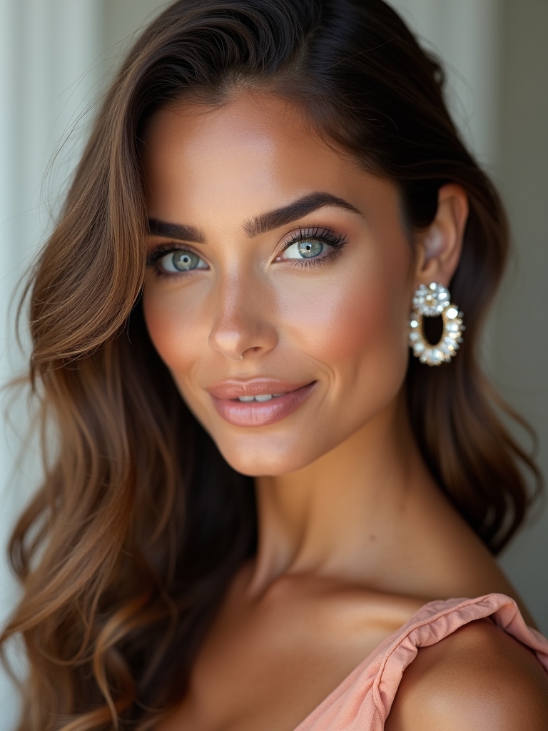 effortless glam with hoops