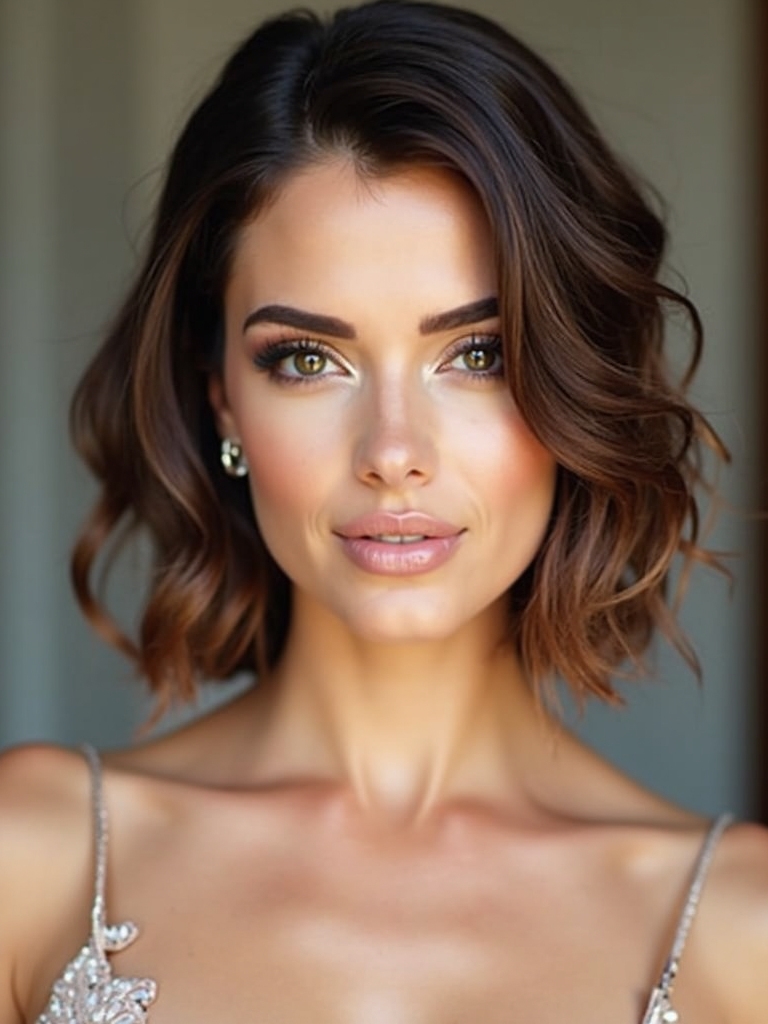 effortless glamorous side twists