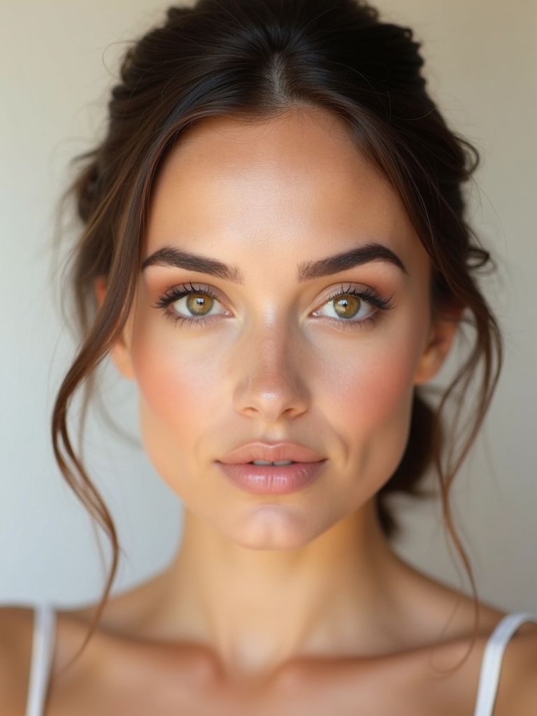 effortless glowing bridal beauty
