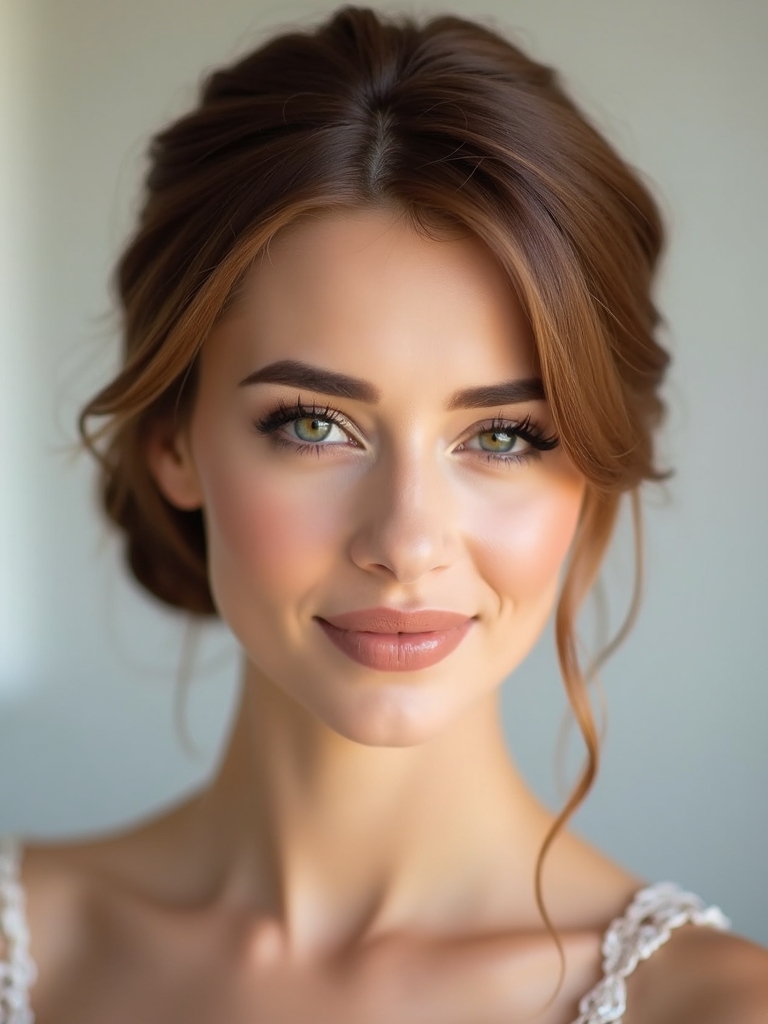 effortless low bun elegance