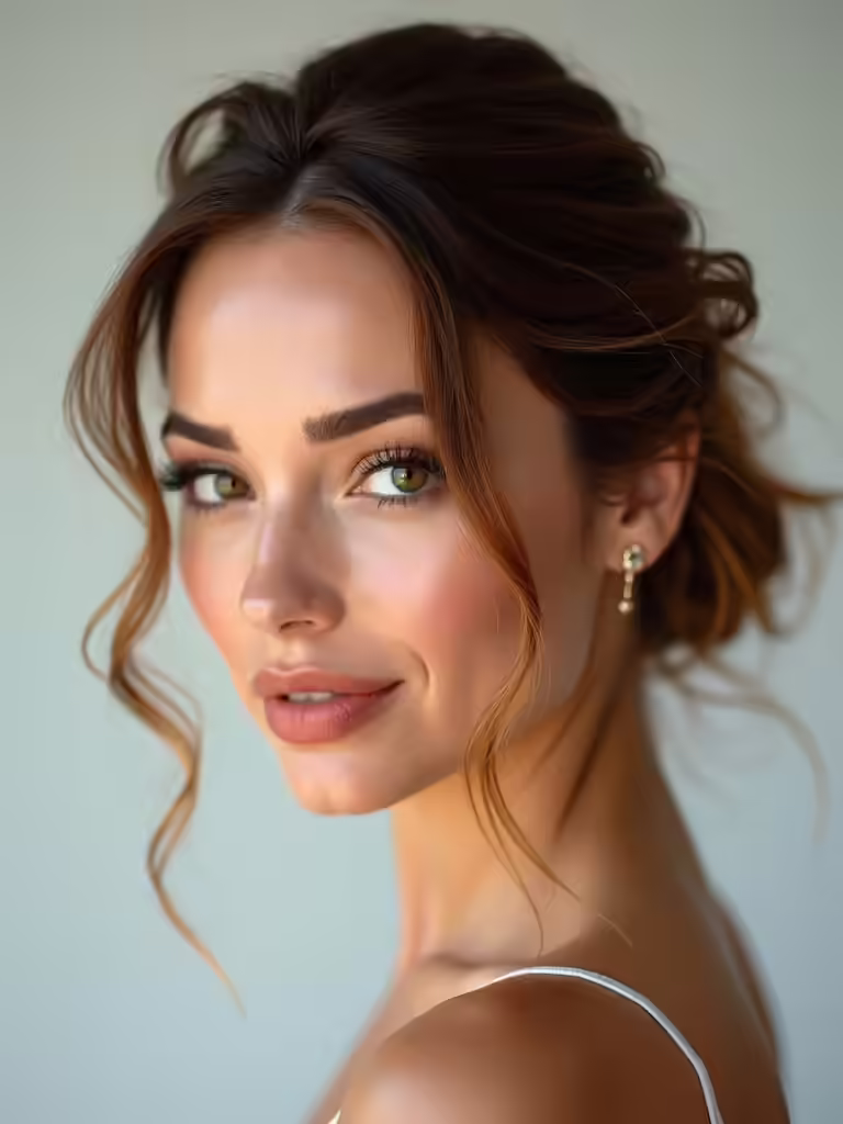 effortless low bun elegance