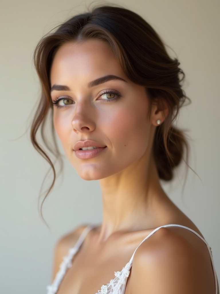 effortless natural bridal beauty