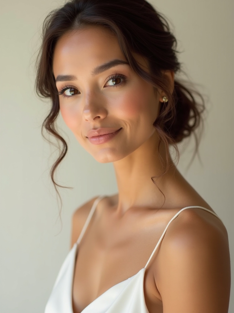 effortless natural bridal elegance