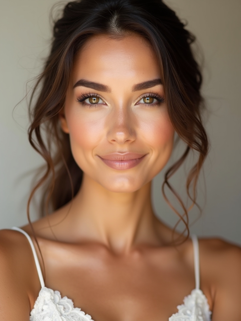 effortless natural bridal glow