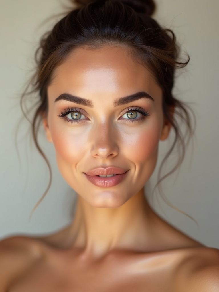 effortless natural wedding beauty