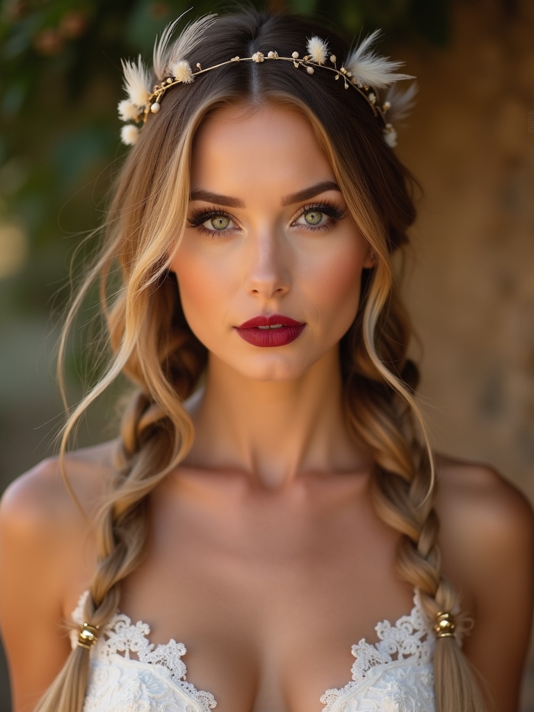 effortless outdoor bridal hairstyles