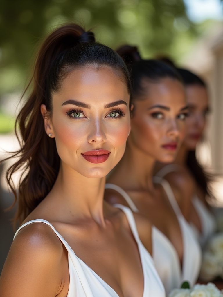 effortless polished sleek ponytails