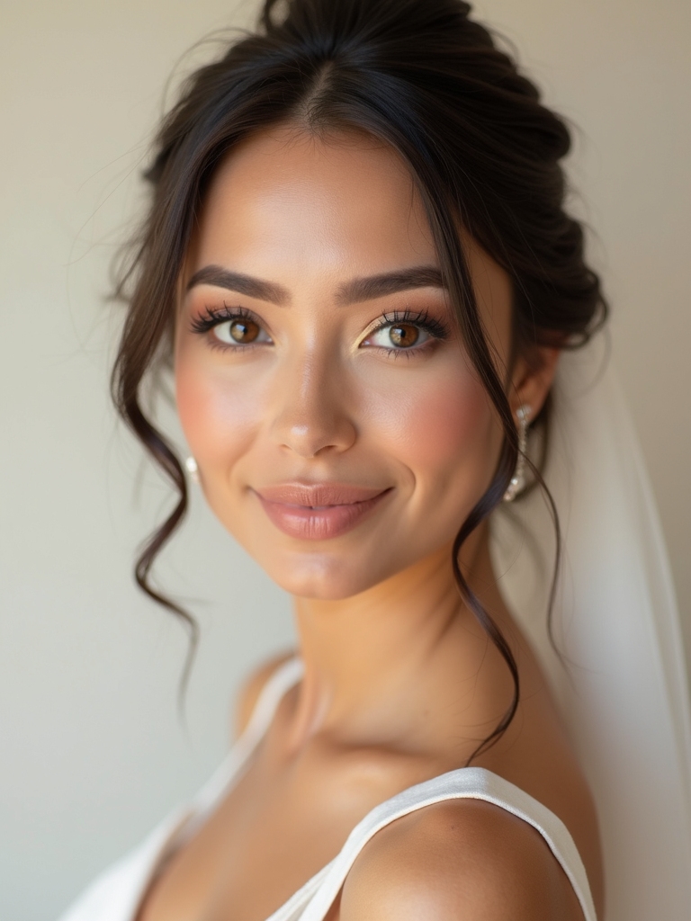 effortless radiant bridal beauty