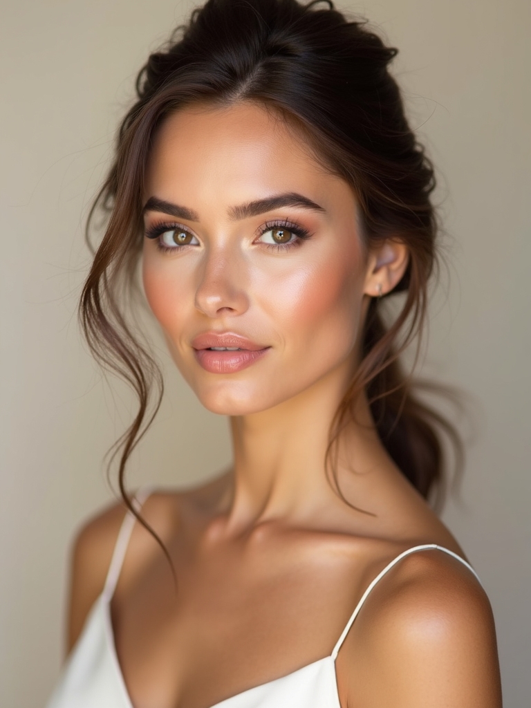 effortless radiant bridal glow