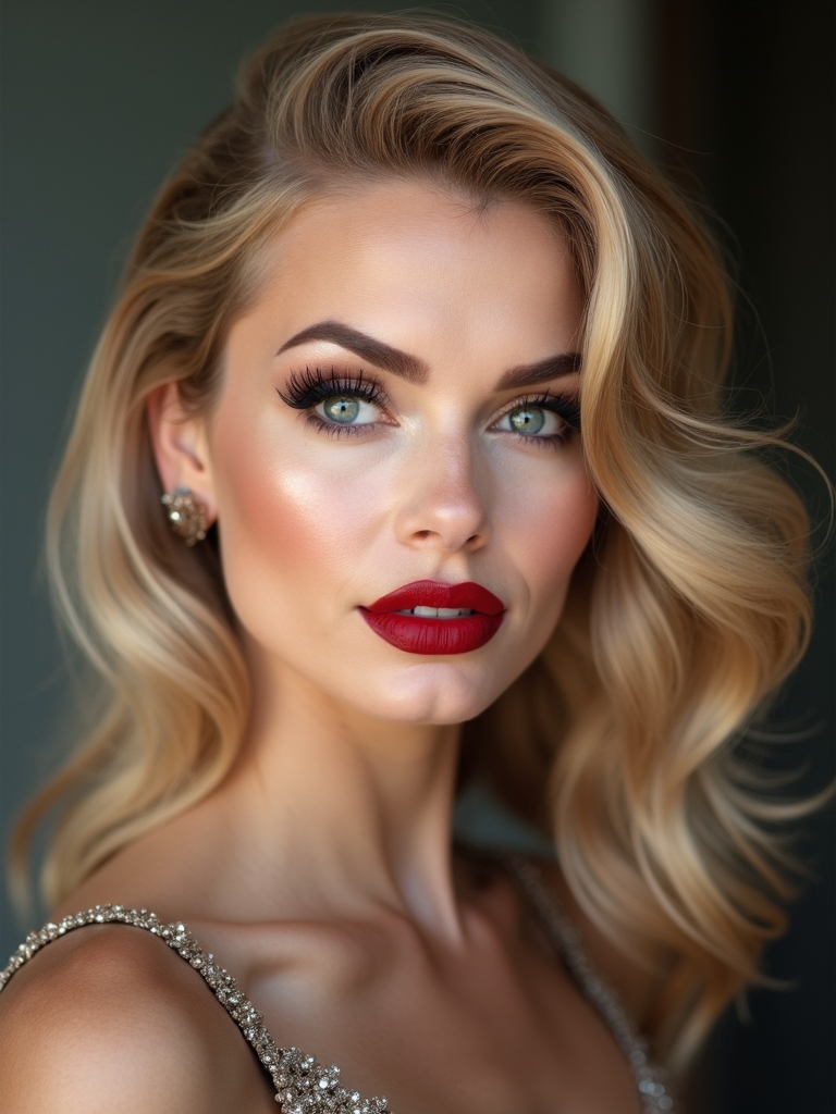 effortless romantic bridal hairstyle